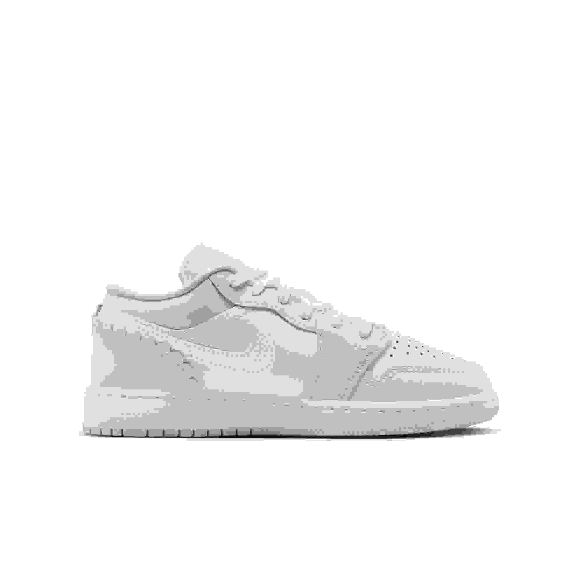 Jordan 1 Low SE Grade School Girls' "Half Blue/Vapor Green/Sail/White" Shoe